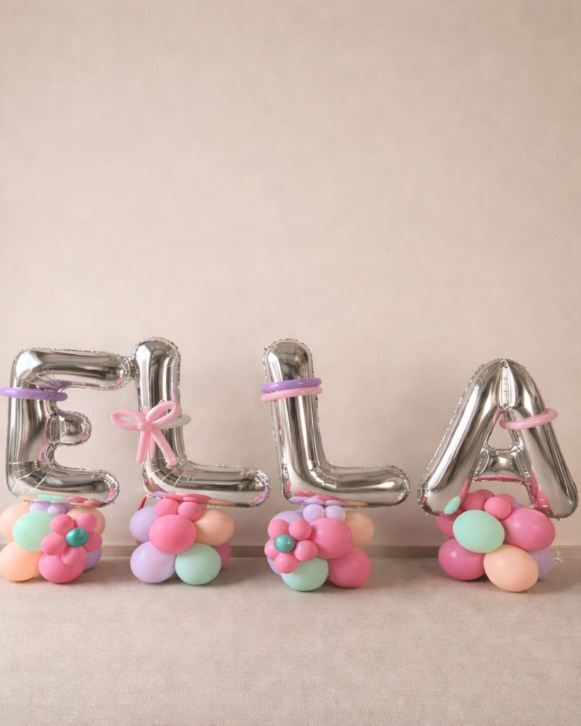 Giant Letter Balloon Structure, One Letter (Any Color, Any Letter)