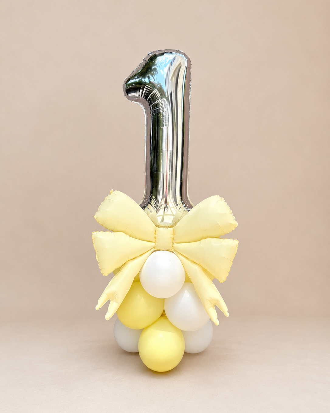 Giant Number Balloon Structure With Bow