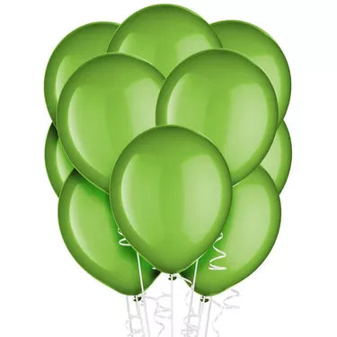 Lime Green Balloon 12" With Helium