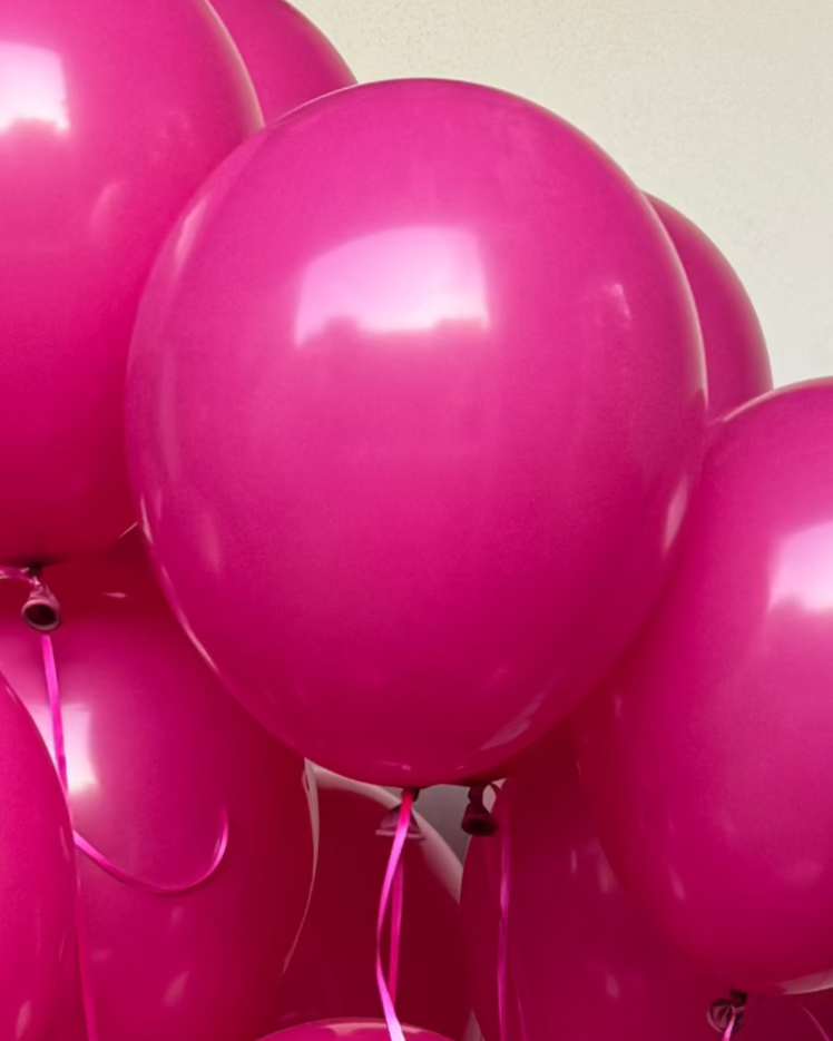 Berry Pink Balloon 12" With Helium