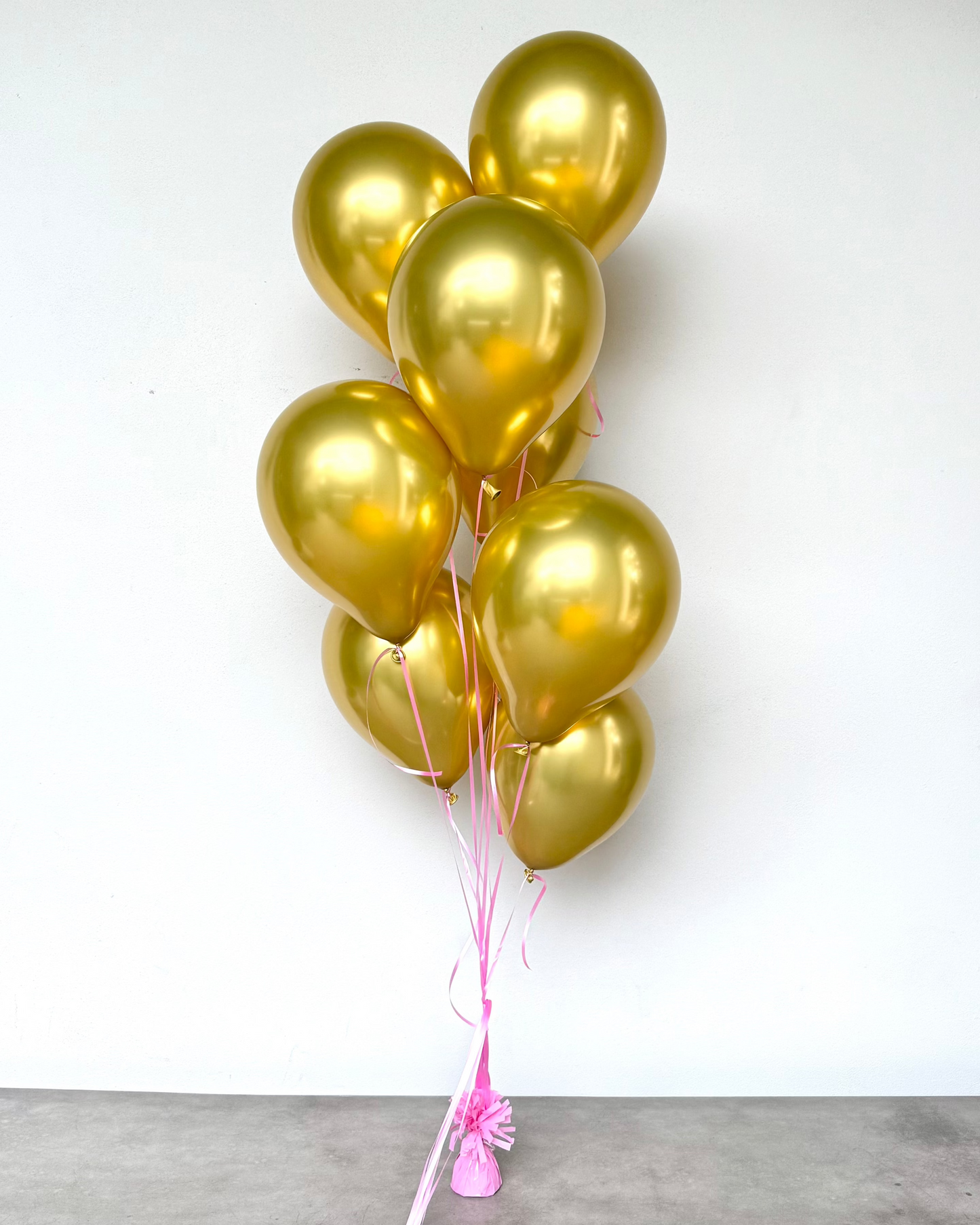 Gold Balloon 12" With Helium