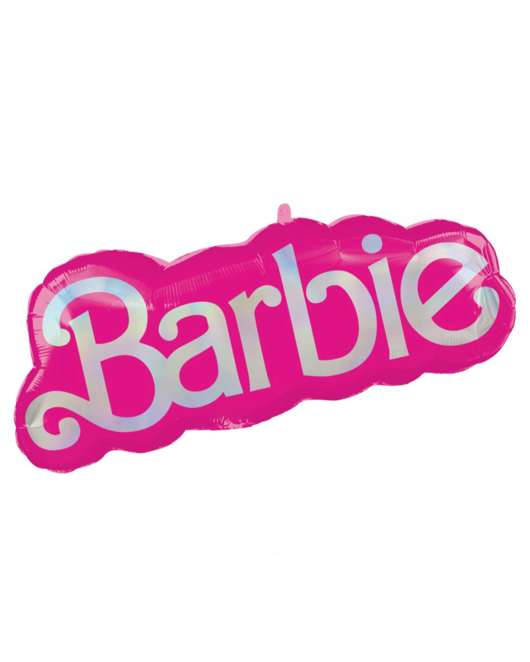 Giant Barbie Logo Banner Pink Foil Balloon With Helium
