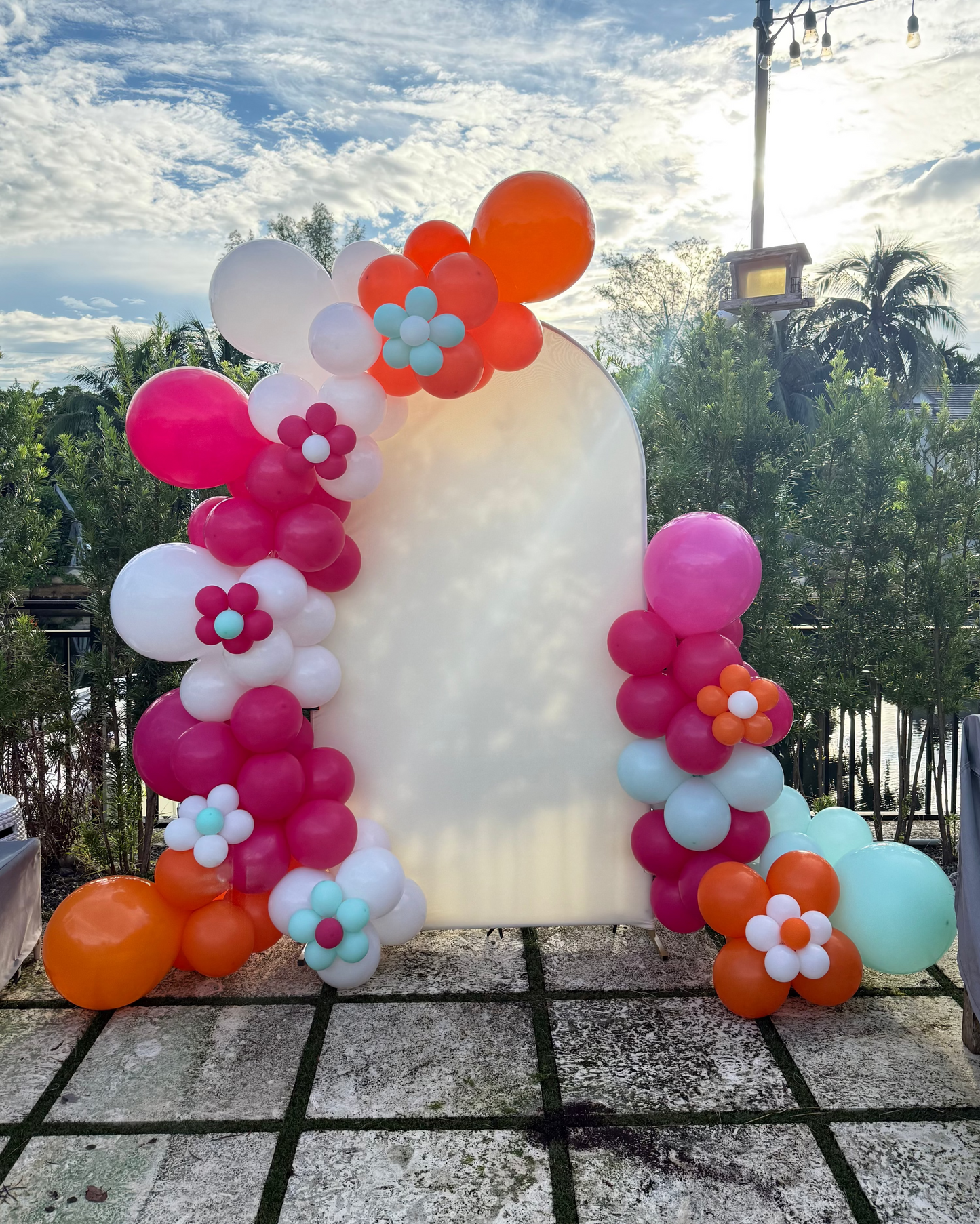 Giant Backdrop Arch Balloon Set Up Any Color