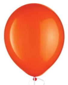 Orange Balloon 12" With Helium