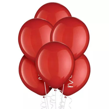 Red Balloon 12" With Helium