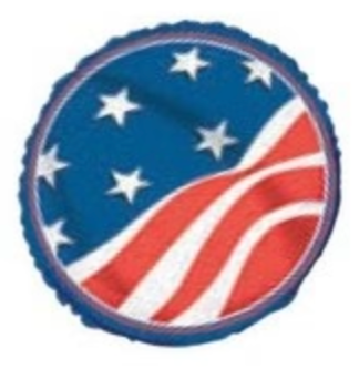 Stars and Stripes Foil Balloon 18" With Helium