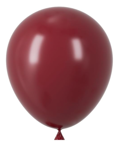 Burgundy Balloon 12" With Helium
