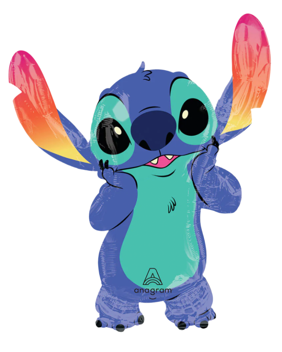 Giant 33" Disney Stitch Balloon With Helium