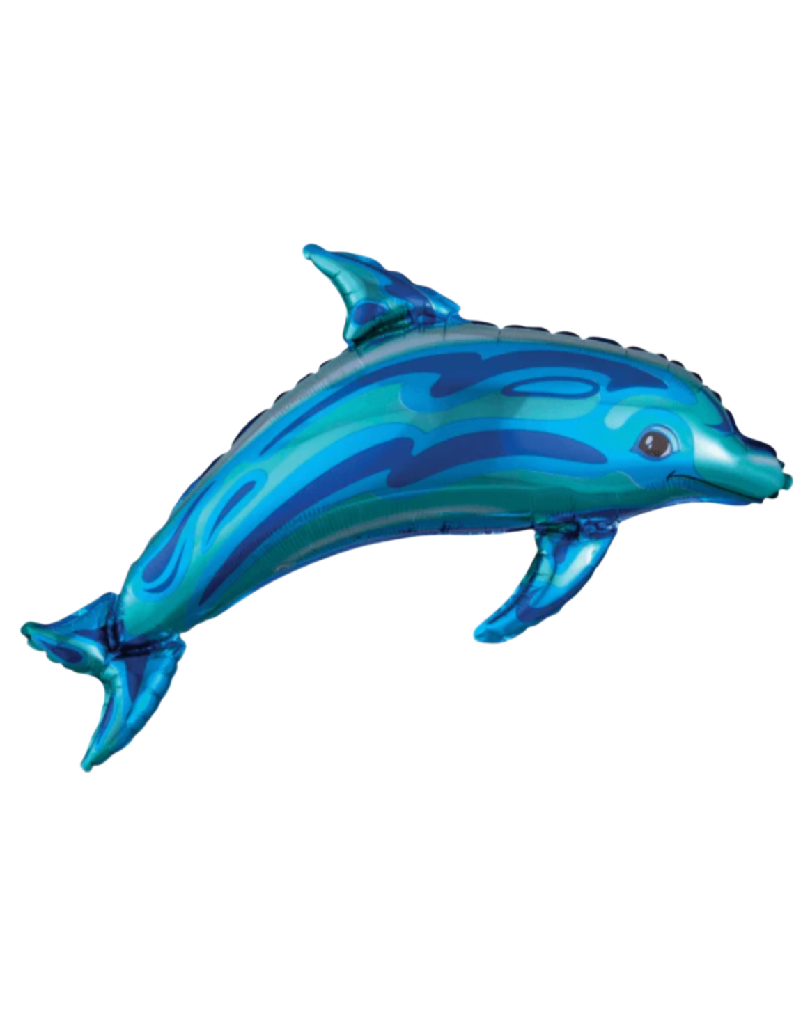 Giant 38" Blue Dolphin Balloon With Helium