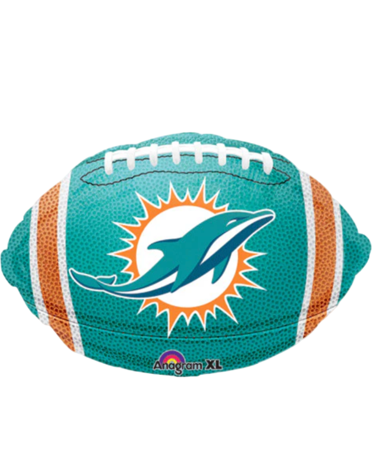 Miami Dolphins 18" Football NFL Team Foil Balloon With Helium