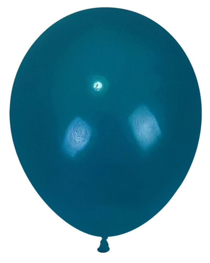 Emerald Blue 12" Balloon With Helium