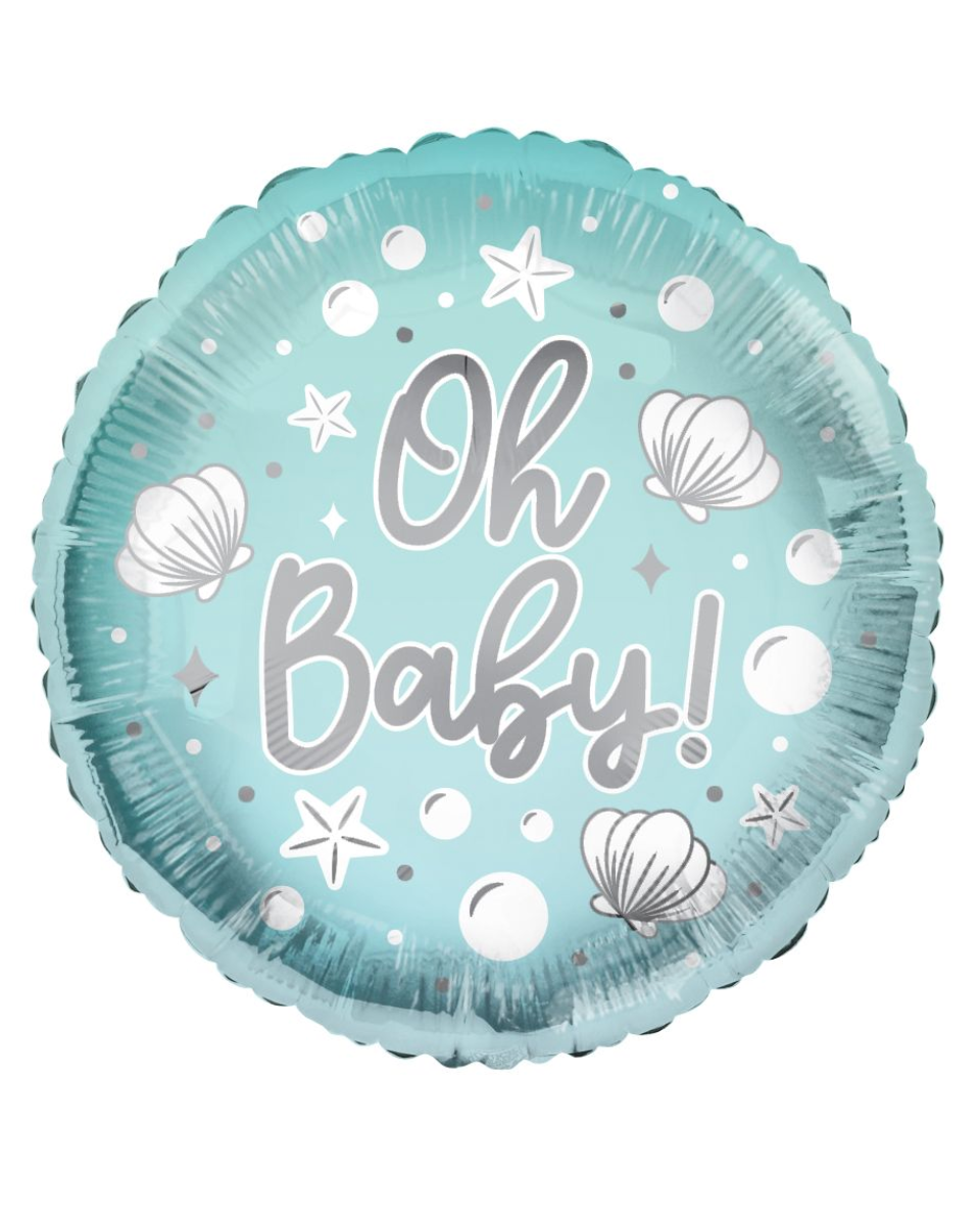 18" Oh Baby It's A Boy Balloon With Helium