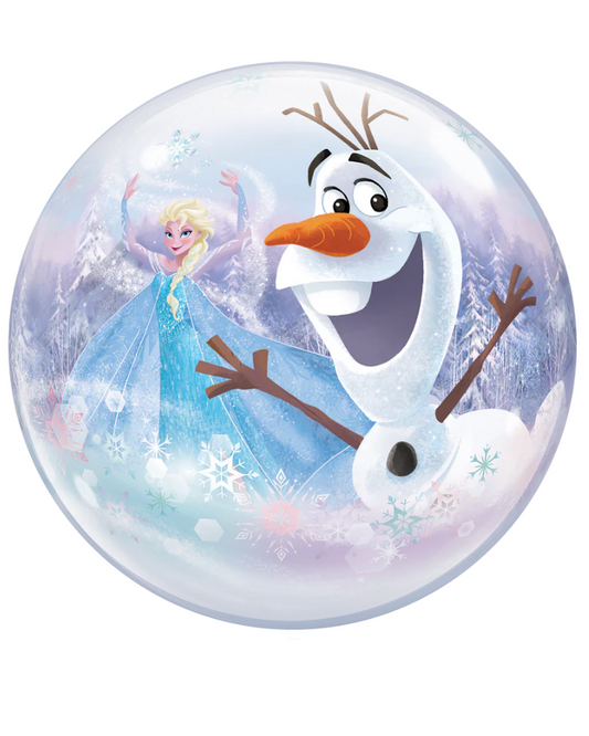 Disney Frozen 22" Giant Bubble Balloon With Helium