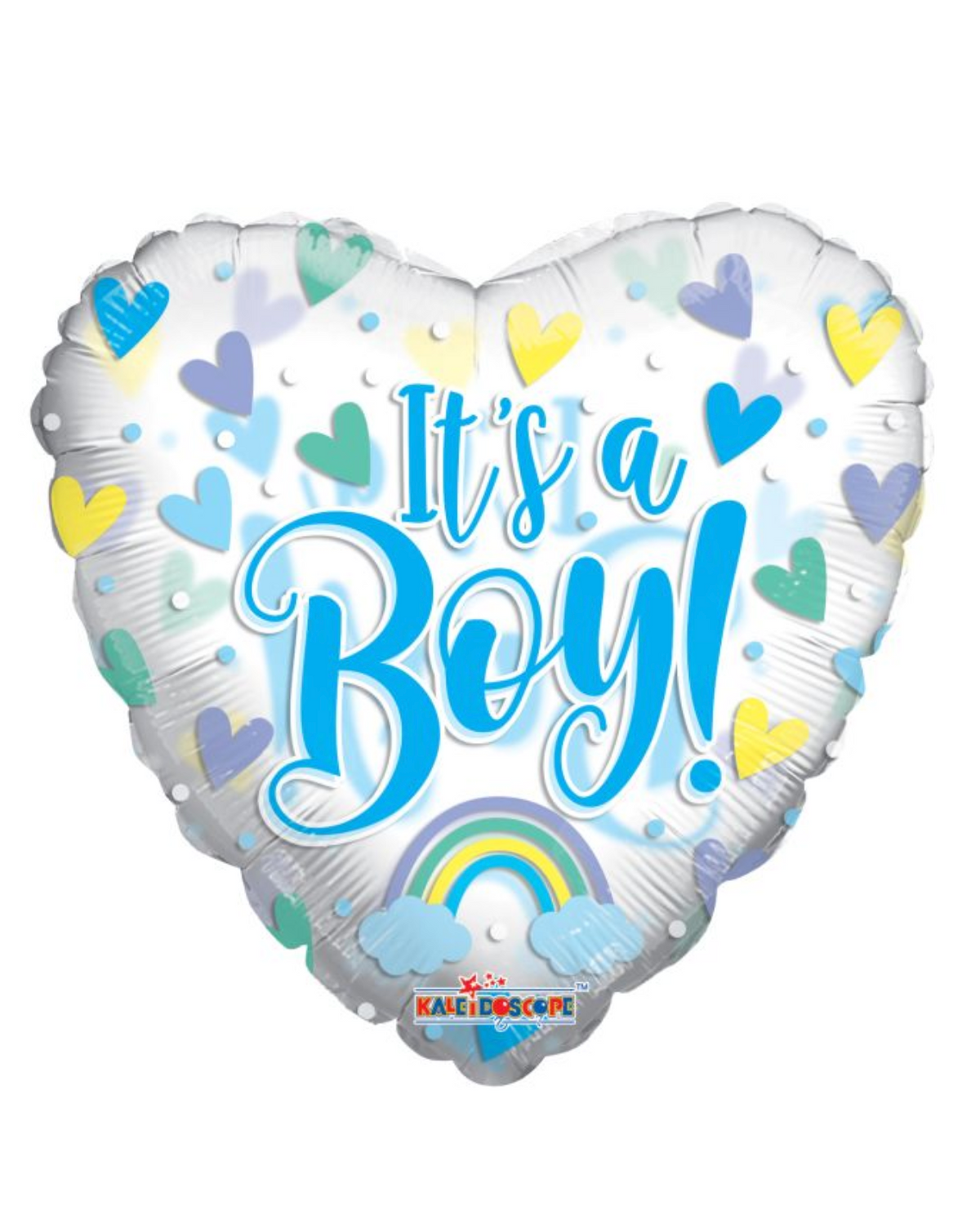 It's A Boy 18" Heart Balloon With Helium