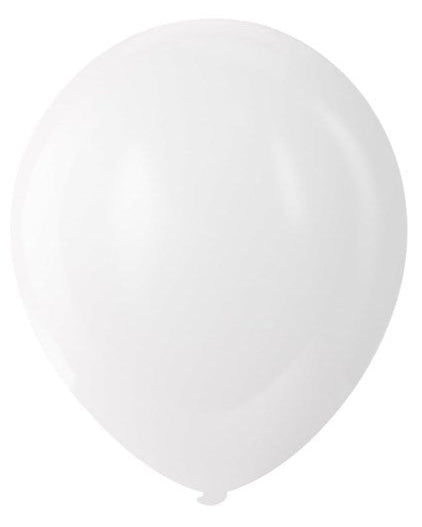 White Balloon 12" With Helium
