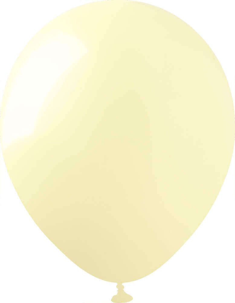 Pastel Yellow Balloon 12" With Helium