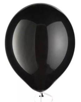 Black Balloon 12" with helium