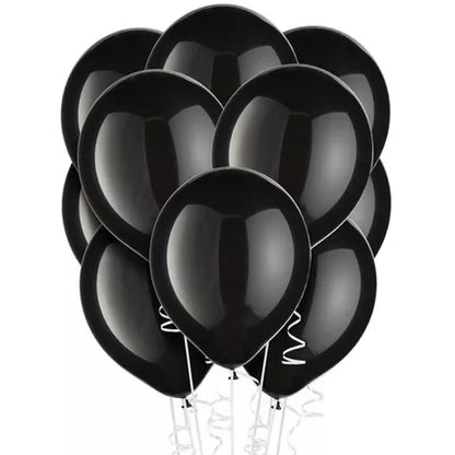 Black Balloon 12" with helium