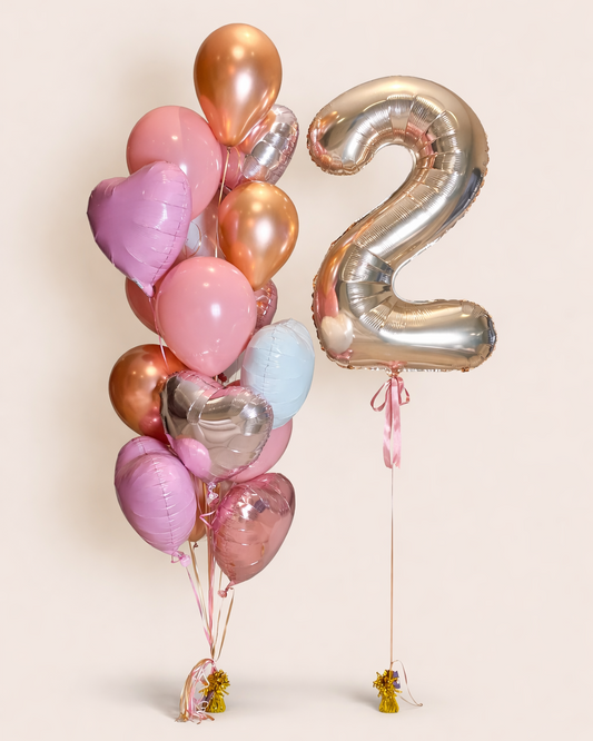 Giant Number Anniversary Bouquet