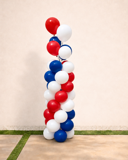Swirl Pattern Freestanding Balloon Column