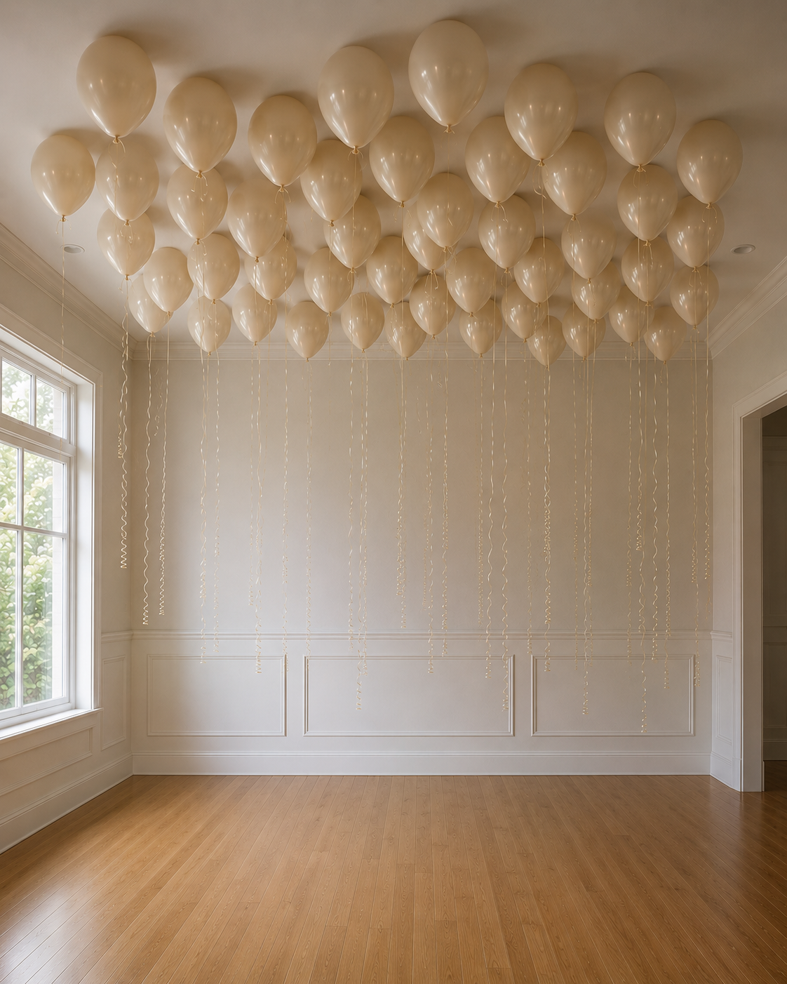 50 Loose Helium Ceiling Balloons Any Color