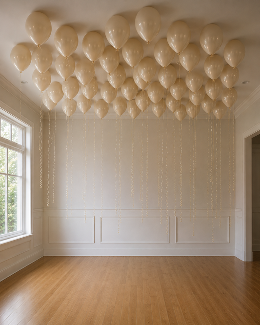 50 Helium Ceiling Balloons Any Color