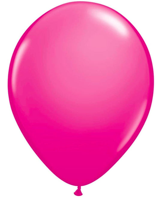 Berry Pink Balloon 12" With Helium