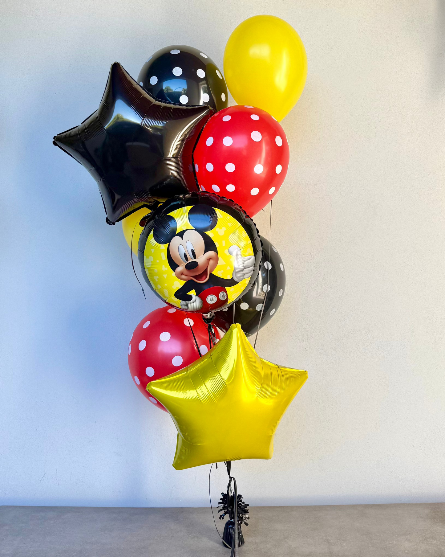 Mickey Mouse Disney Helium Balloon Bouquet With Weight