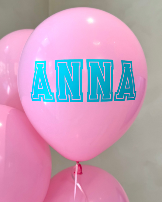 Custom Name Balloon With Helium