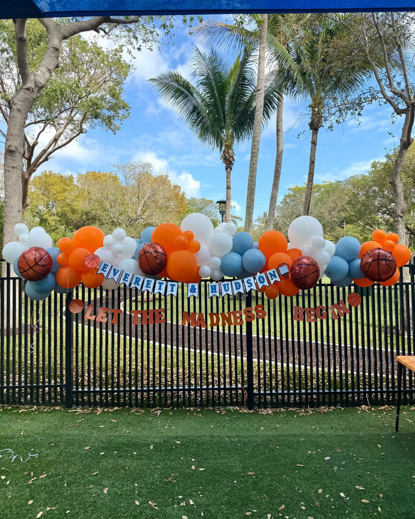Organic Balloon Garland 10ft