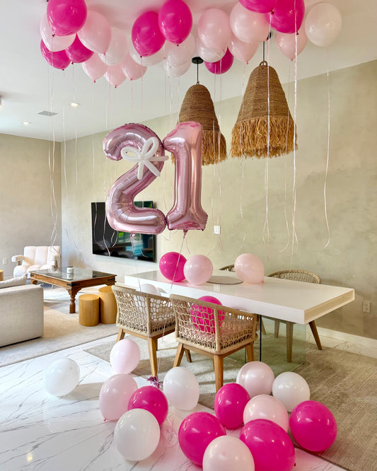 Birthday Balloons Package Any Number Any Color