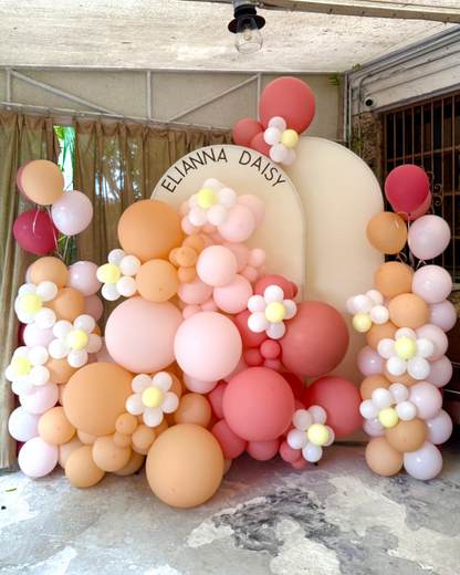 Giant  Backdrop Arch Balloon Set Up Any Color Any Text