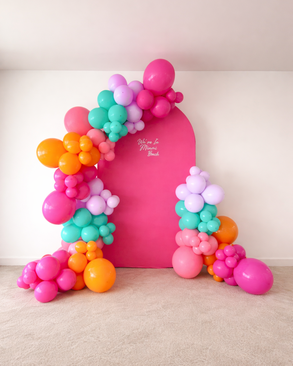 Giant  Backdrop Arch Balloon Set Up Any Color