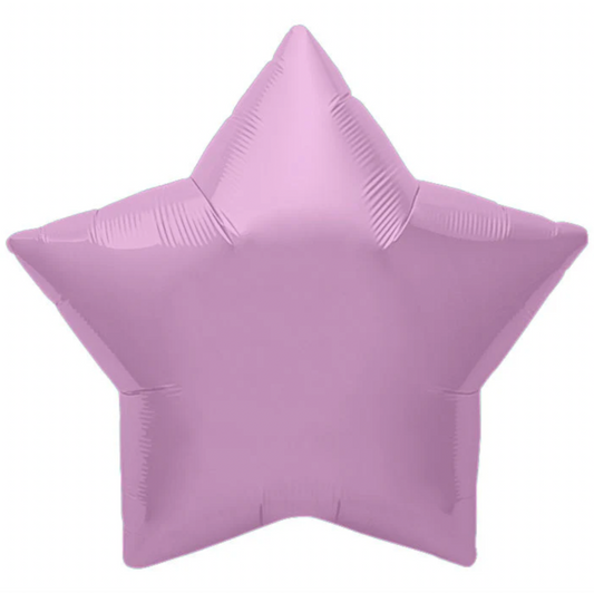 Star Shaped Purple/Lilac Foil Balloon 18" With Helium