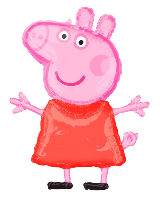 Giant 33" Peppa Pig Balloon With Helium