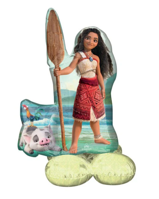 Giant 48" Moana Freestanding Balloon With Air