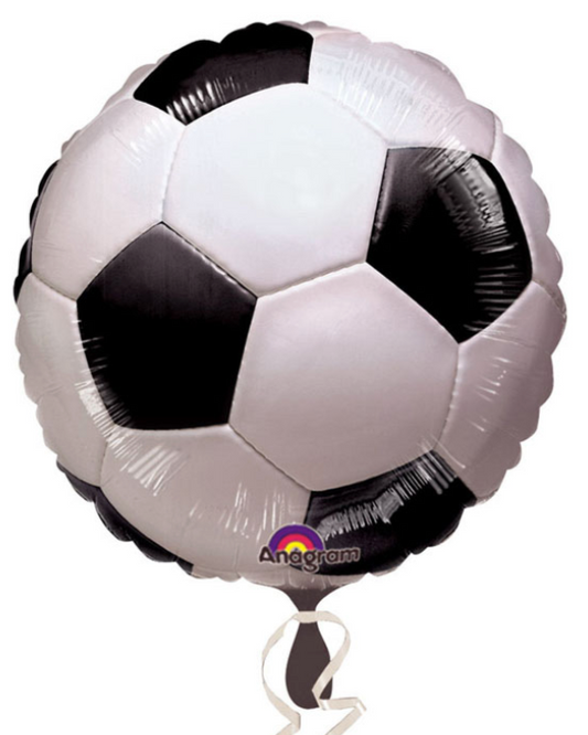 Soccer Foil Balloon 18" With Helium