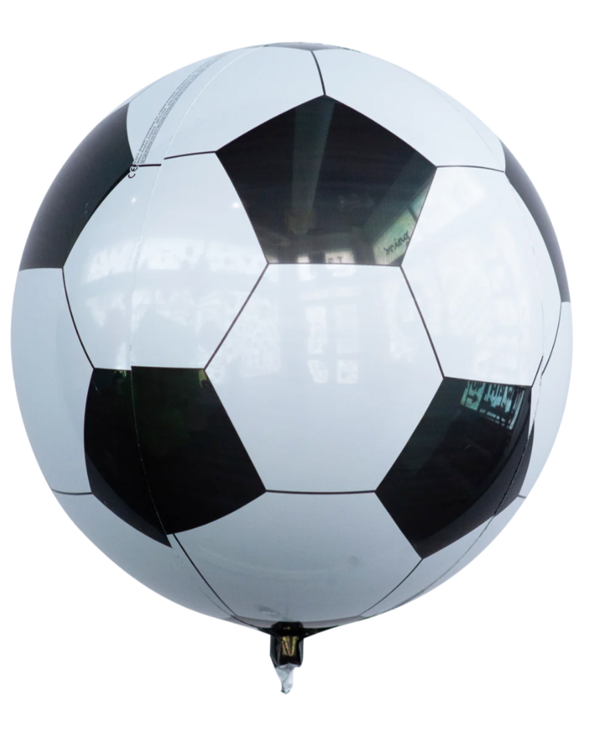 Giant Sphere Shaped Soccer Foil Balloon With Helium