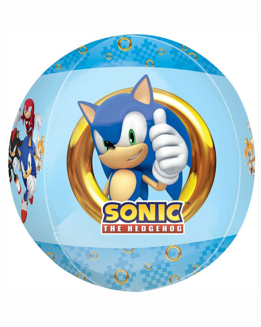 Sonic The Hedgehog 24" Giant Globe Balloon With Helium