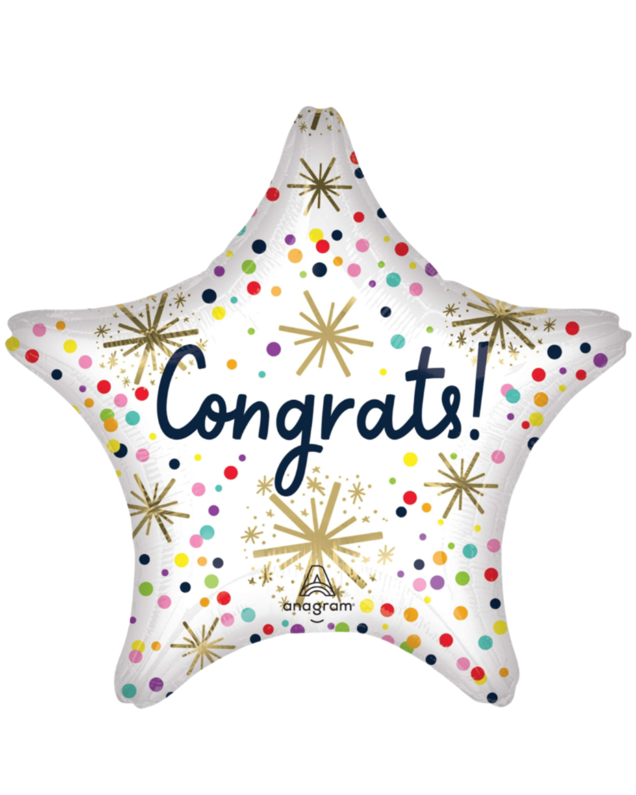 Giant Congratulations 40" Foil Balloon With Helium