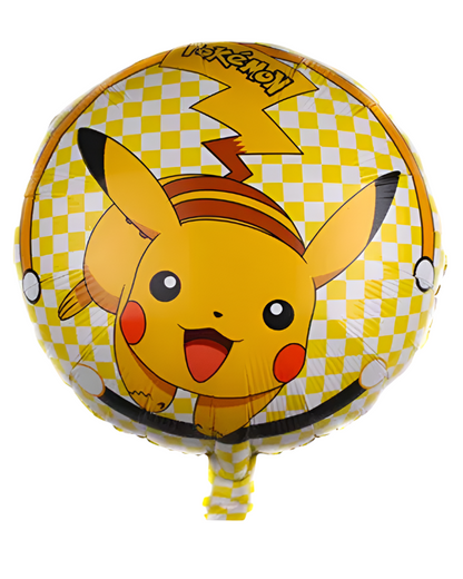 Pokemon Pikachu 18" Yellow Balloon With Helium