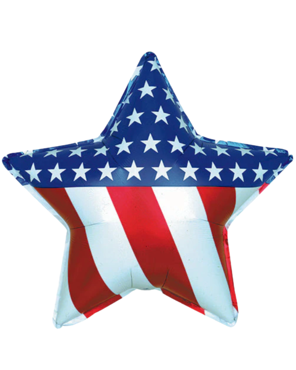Stars and Stripes Star 18" Balloon With Helium