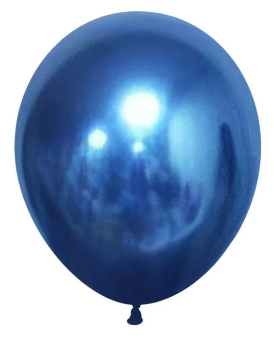Metallic Blue Balloon 12" With Helium