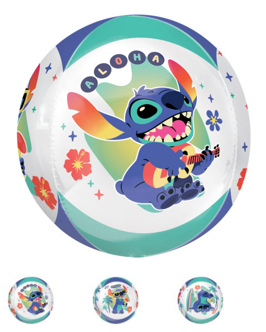 Stitch Giant Orbz 24" Balloon With Helium