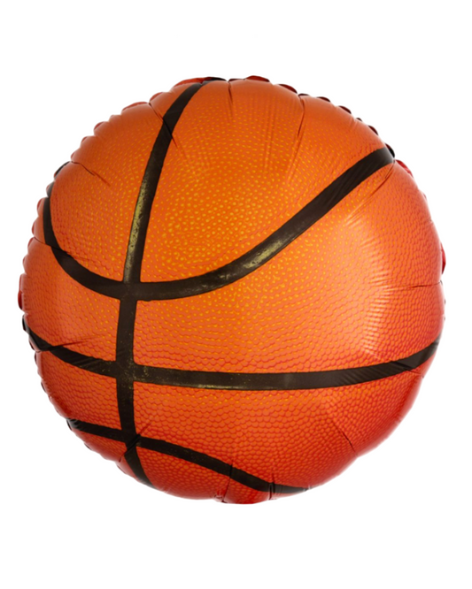 Basketball Foil Balloon 18" With Helium