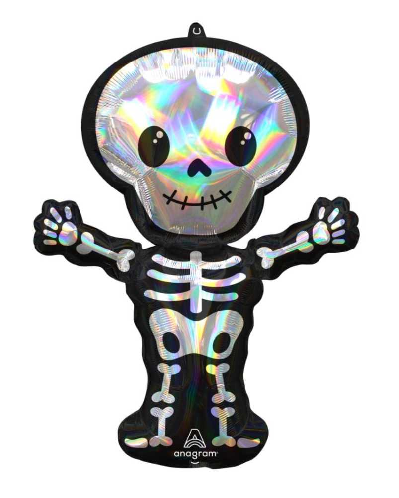 Giant Skeleton Halloween Balloon With Helium