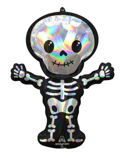 Giant Skeleton Halloween Balloon With Helium