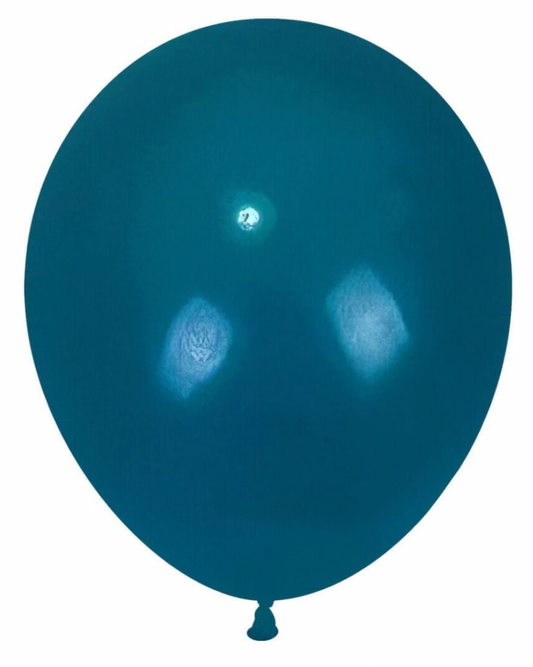 Emerald Blue 12" Balloon With Helium