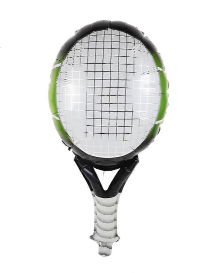 Tennis Racket Balloon 18" With Helium
