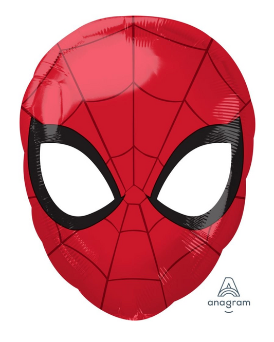 Spiderman 18" Mask Balloon With Helium